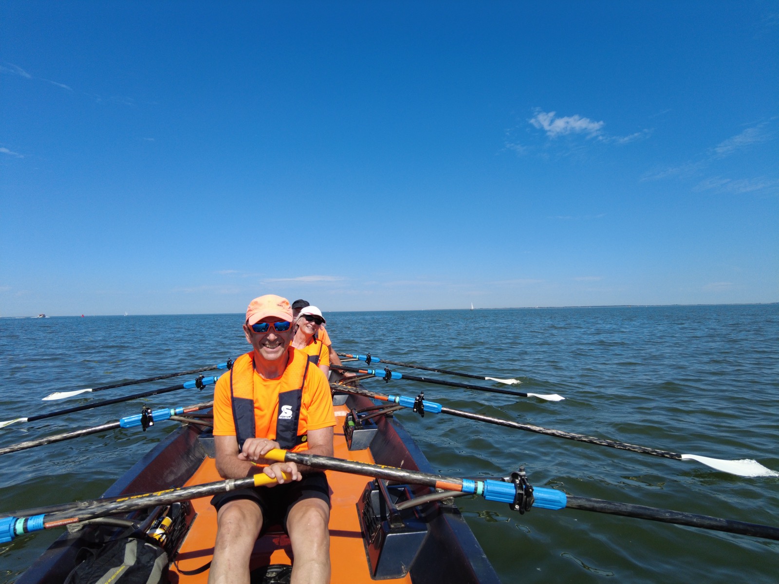 Roeien op Brakzand